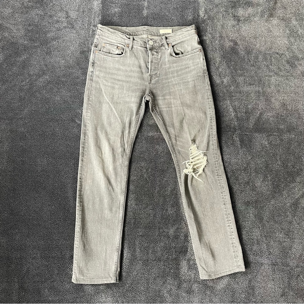 All Saints Reed Straight Fit Distressed Mens Jeans Size 31